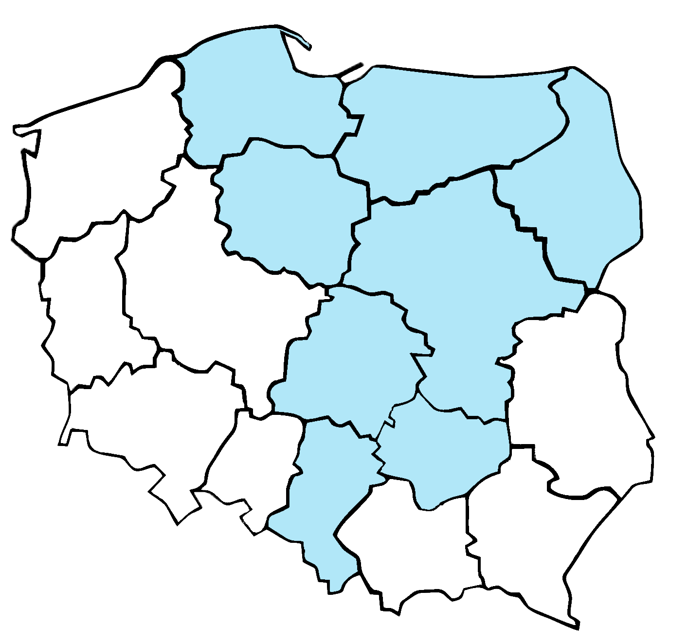 Polska - mapka